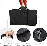 Cornhole Carrying Case, Professional Cornhole Boards Carrying Bag Regulation Size Cornhole Board Covers Black