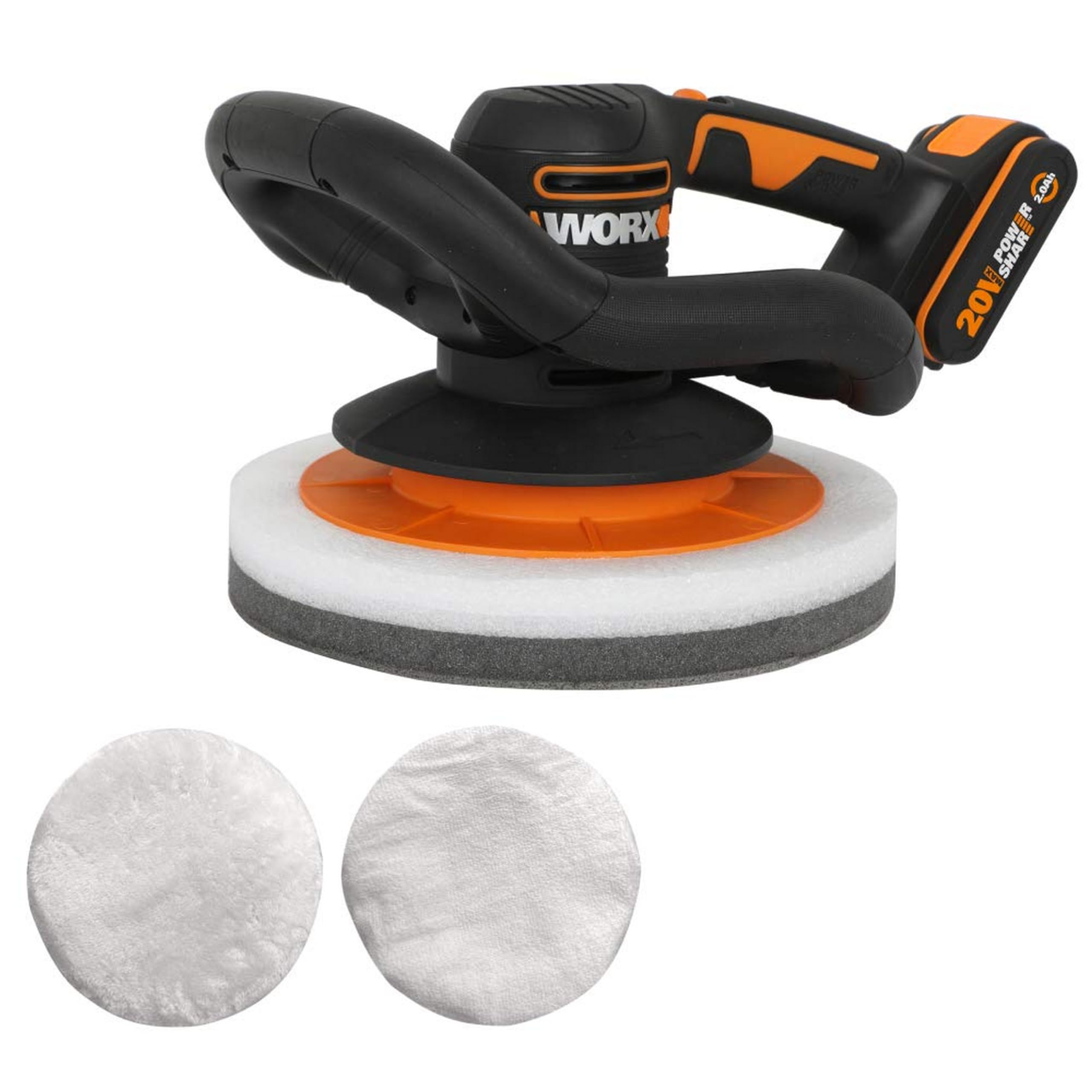 WORX WX856, polisseuse orbitale sans fil, plateau 254 mm, batterie incluse