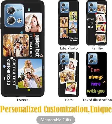 Vista 139 de Funda personalizada para Motorola Moto G Stylus 2021 con nombre de foto, texto y foto, GStylus personalizado -21 funda suave y fina (negro) de 6.8