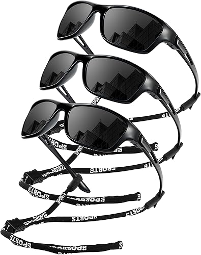 KALIYADI Gafas de sol polarizadas para hombre, gafas de sol deportivas para conducir, ciclismo, pesca, con protección UV