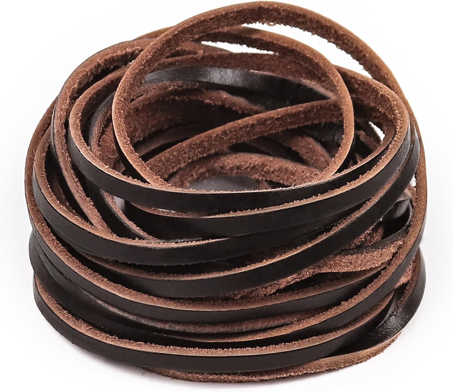 Amazon.com: 3mm Flat Leather String Natural Leathers Lacing,5 Yards ...