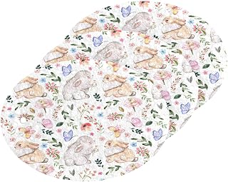 Cute Floral Bunny Butterfly Kitchen Sponges Cleaning Dish Sponges Non-Scratch Natural Scrubber Sponge for Kitchen Bathroom Cars, pack of 3