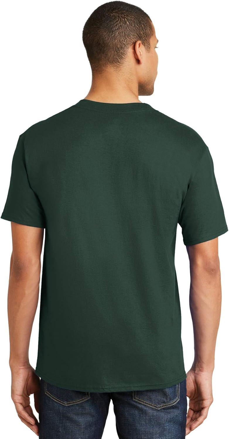 Hanes Beefy-T Adult Short-Sleeve T-Shirt_Deep Forest_S - Image 2