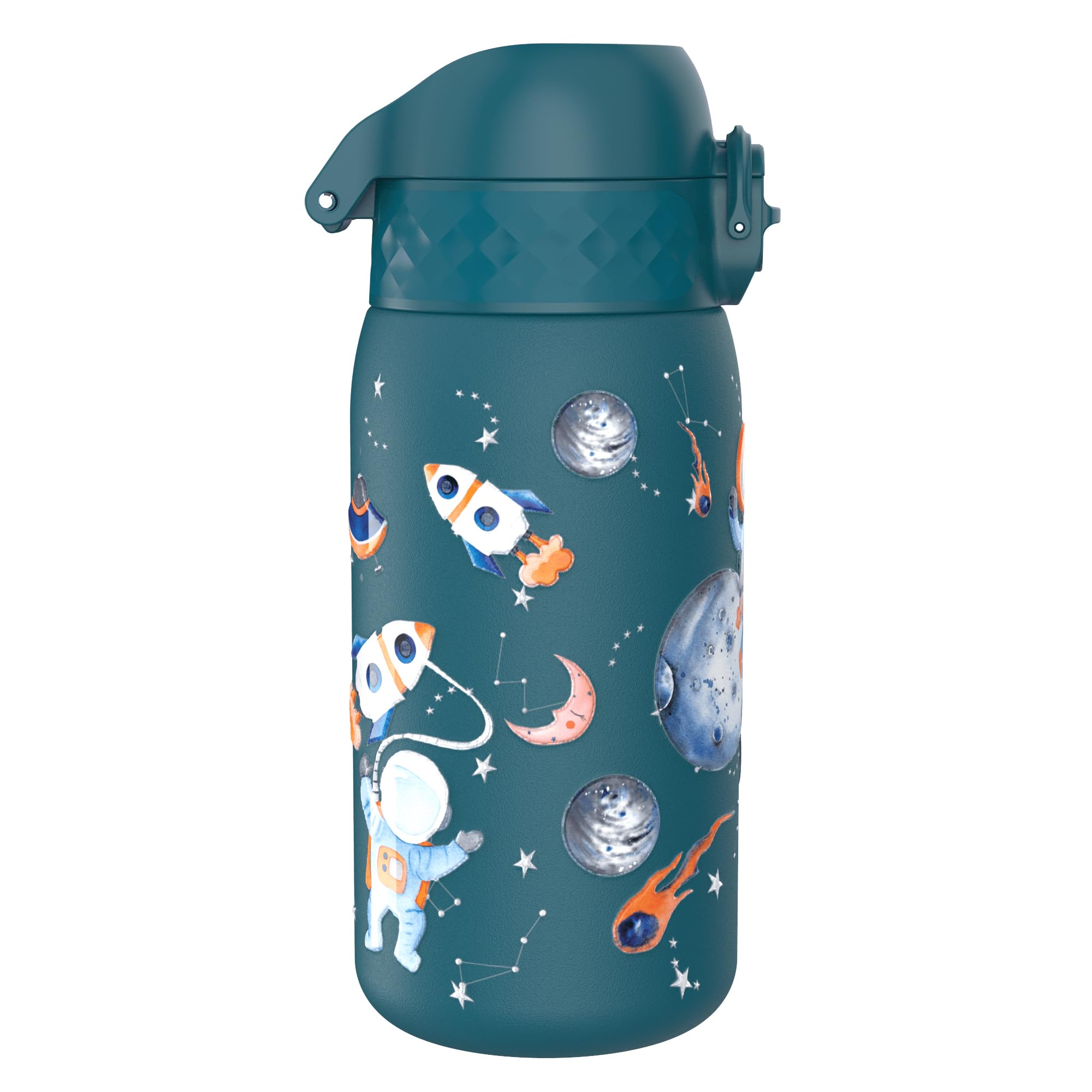 Ion8 Vacuum Insulated Steel Water Bottle, 320 ml/11 oz, Leak Proof, Easy to Open, Secure Lock, Dishwasher Safe, Carry Handle - Image 4