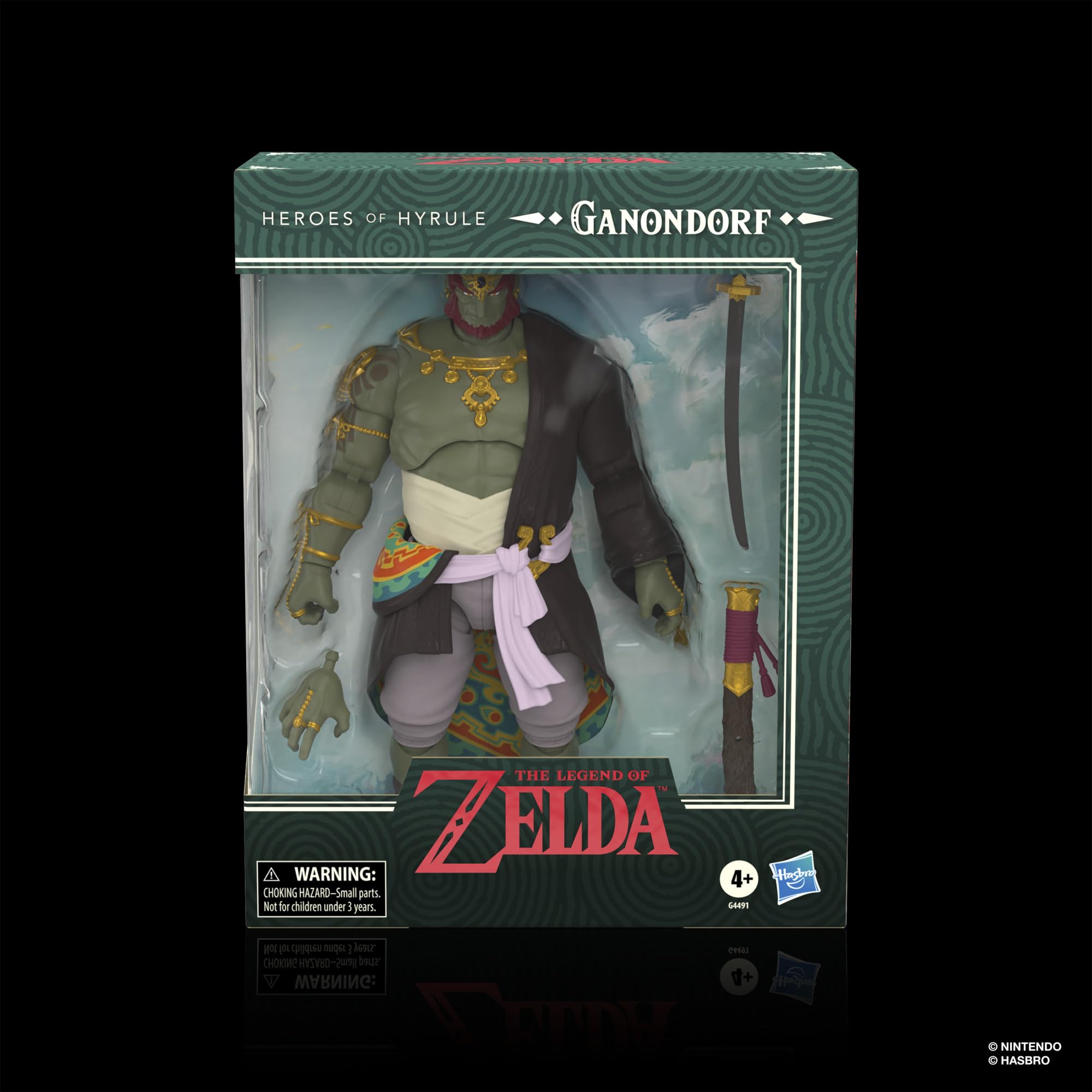 The Legend Of Zelda: Heroes of Hyrule Ganondorf, Tears of the Kingdom, action figure da collezione deluxe da 15 cm