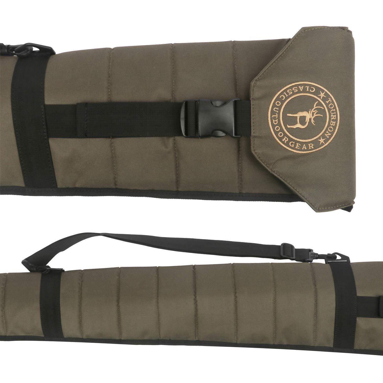 Tourbon caccia pieghevole borsa pistola, fucile, colore: verde