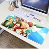 One Piece Professional Game Mouse Pad Anti Slip Rubber Base Stitched Edges Large Desk Mat mice and Keyboard mat HD Printing Mouse pad for Gaming, PC, Laptop, Desk