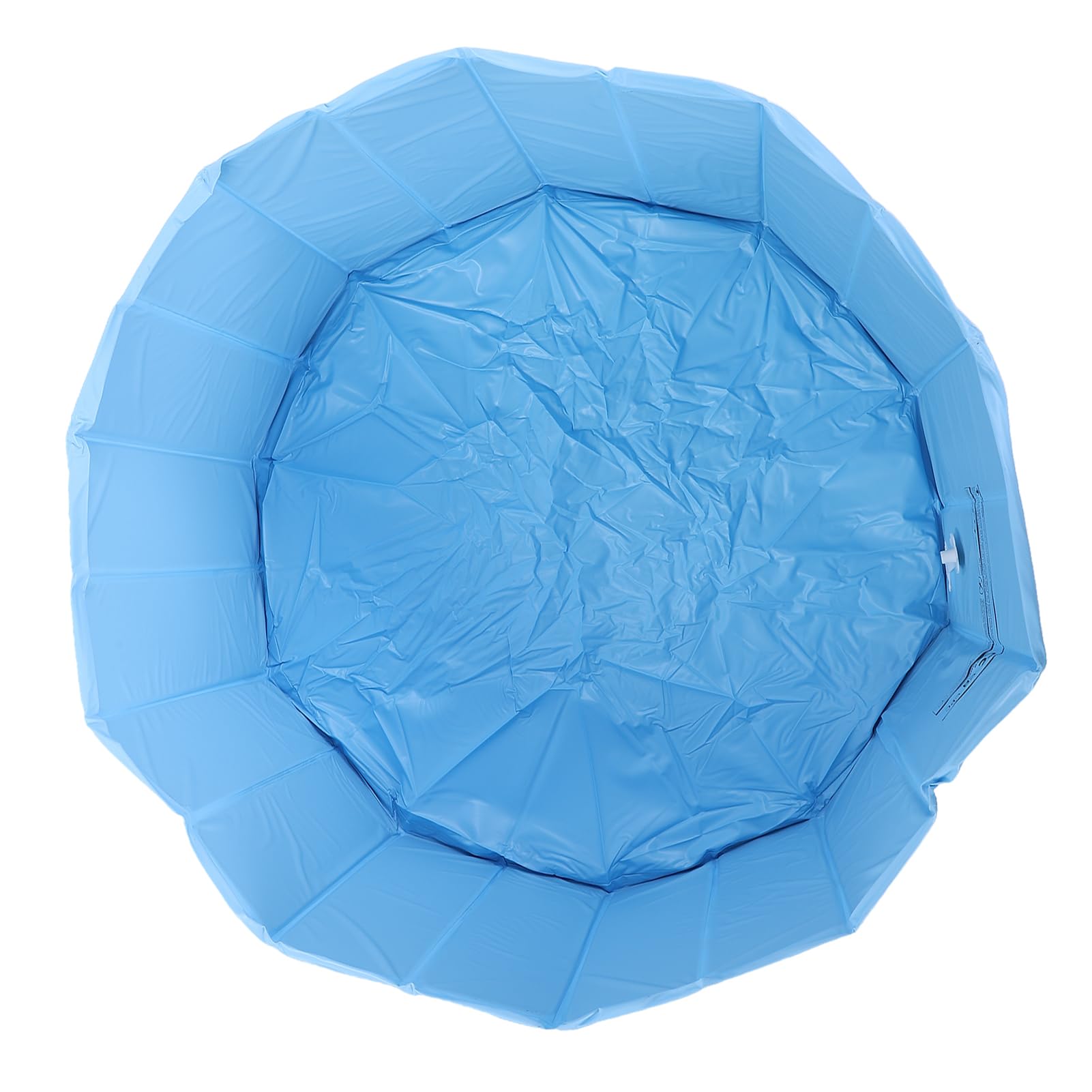 Piscina Pieghevole, Vasca da Bagno in PVC Resistente All'Acqua per Famiglia di Bambini, Piscina Fuori Terra All'aperto con Scarico Rapido, Non Necessario Gonfiaggio (35,4 ksakh.4 x17.hen)