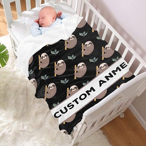 Miniatura 2 de BIGGER BLANKET Mantas personalizadas de perezoso que añade tu propio texto, acogedoras y ligeras, mantas decorativas de felpa para perros, gatos,