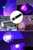 Mini Cep Boy USB İle Şarj Olan Oje Kurutucu Para Kontol LED UV Mor Işık El Feneri