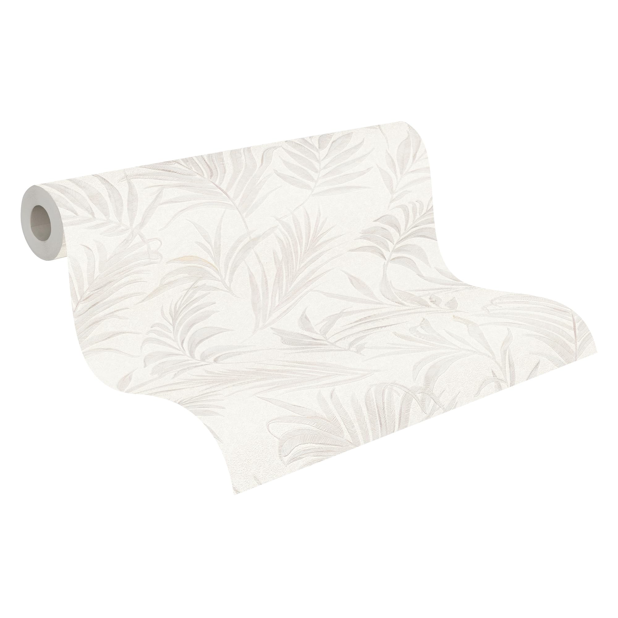 Papier peint jungle blanc livingwalls pour masquer les défauts