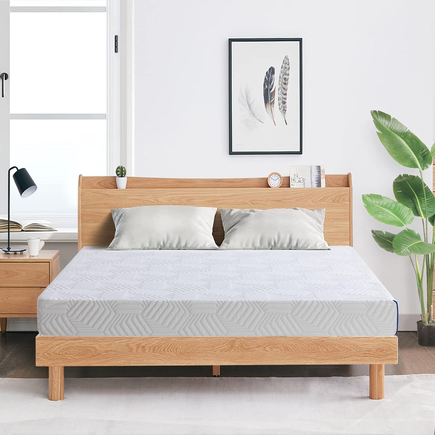 Maxspeed EGO White 8 Inch Queen Memory Foam Mattress