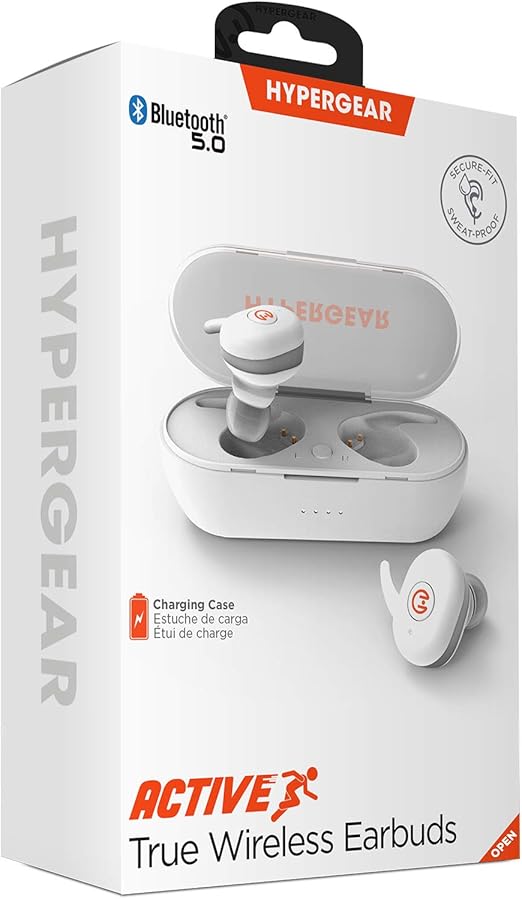 TRULY WIRELESS SPORT EARBUDS WHITE 