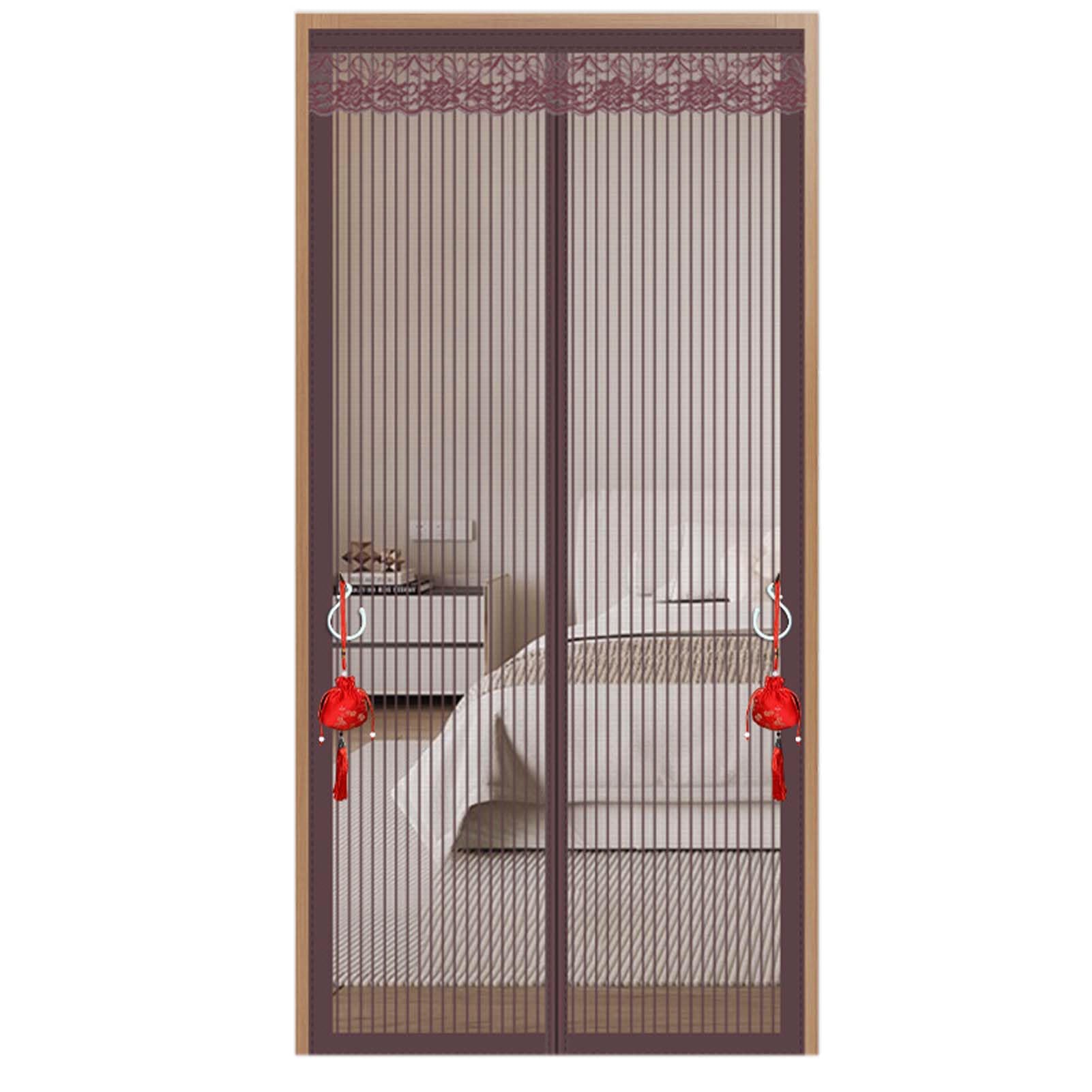 Moustiquaire de porte magnétique fine pour la maison et le balcon en été