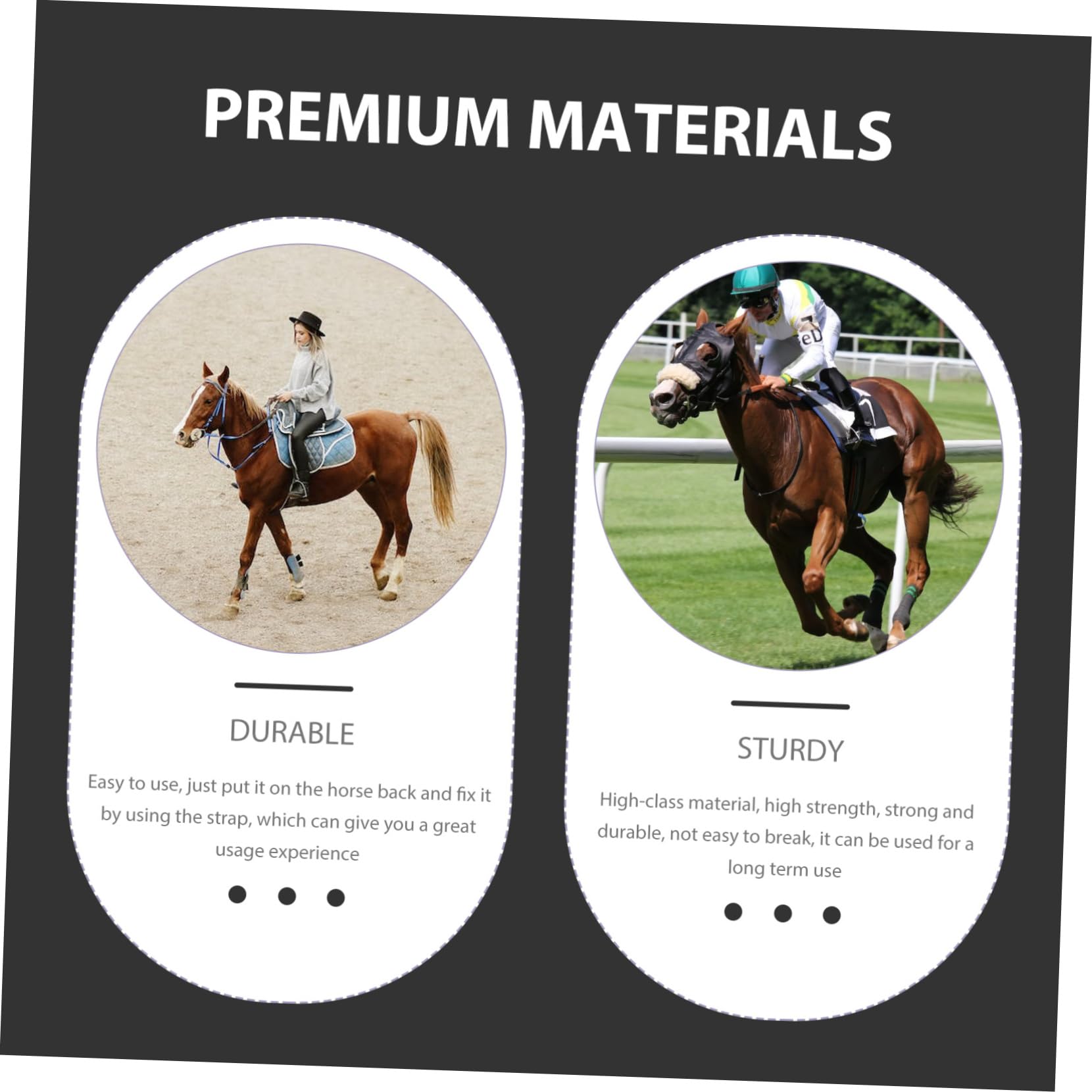 TOYANDONA Almohadilla Antideslizante para Silla de Montar para Caballo, Acolchado Eva y Algodón, Fácil de Instalar, Negro, para Montar