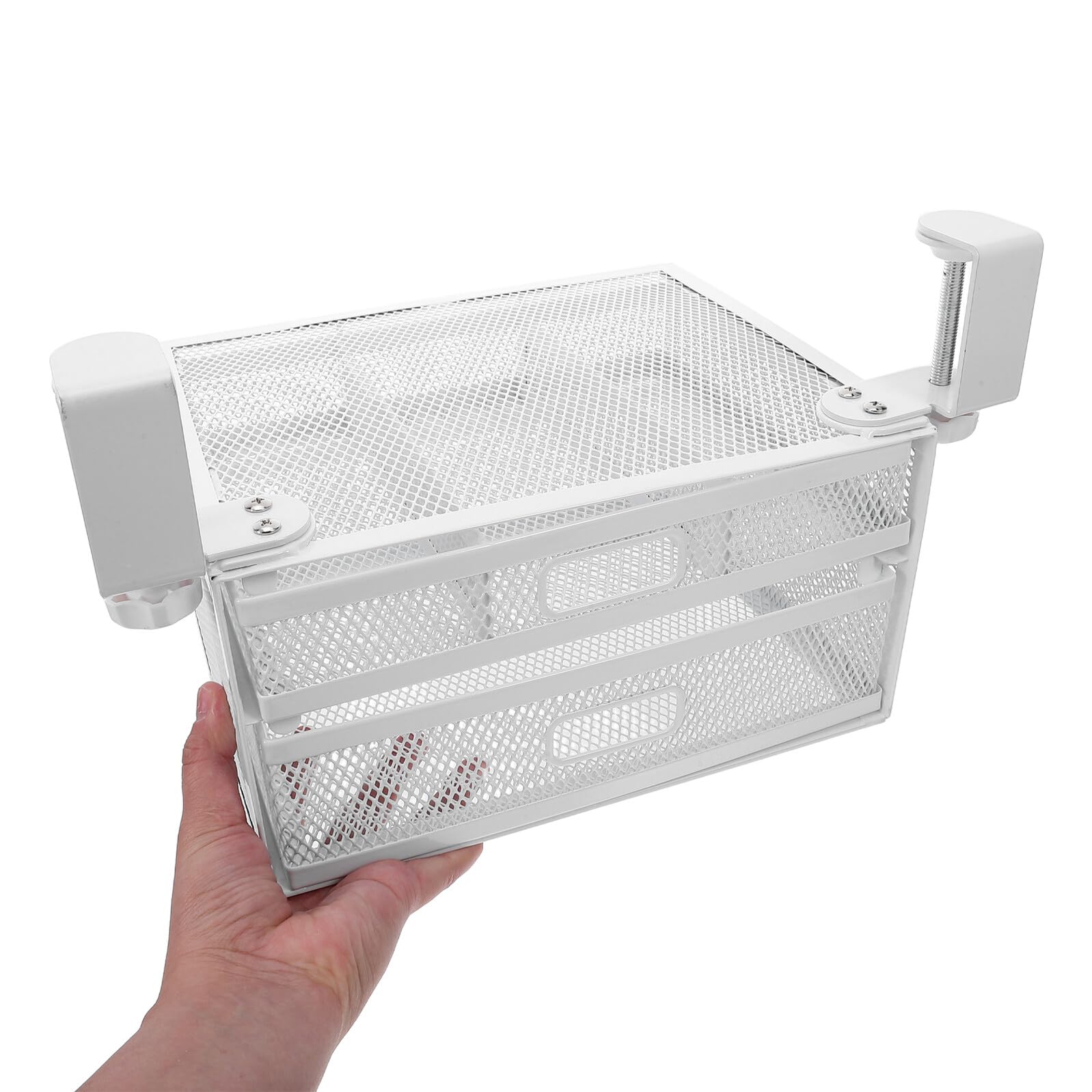 Der nizer z wysuwaną metalową tacą bez zacisku wiertniczego koszyk Sto na kable i notatki FlexibOffice & Home Sto Solut