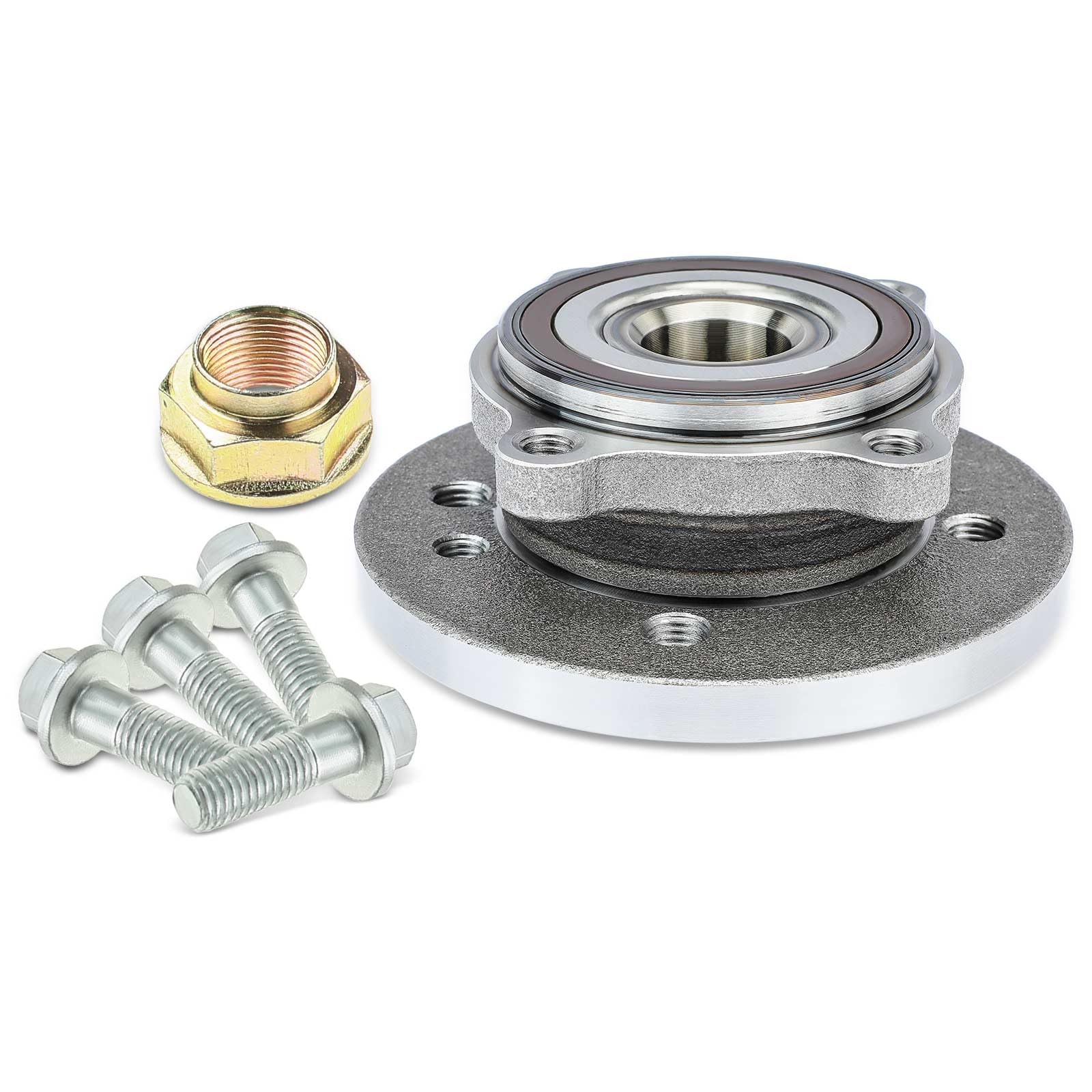 Frankberg Kit de rodamientos de ruedas Frente Izquierda Derecha Compatible con M.i.n.i R50 R53 1.4L 1.6L 2001-2006 M.i.n.i Cabrio R52 1.6L 2004-2006 Sustituir# 31226756889