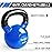 Yes4All Combo Vinyl Coated Kettlebell Weight Sets - Great for Full Body Workout and Strength Training - Vinyl Kettlebells 15 - 20 lbs