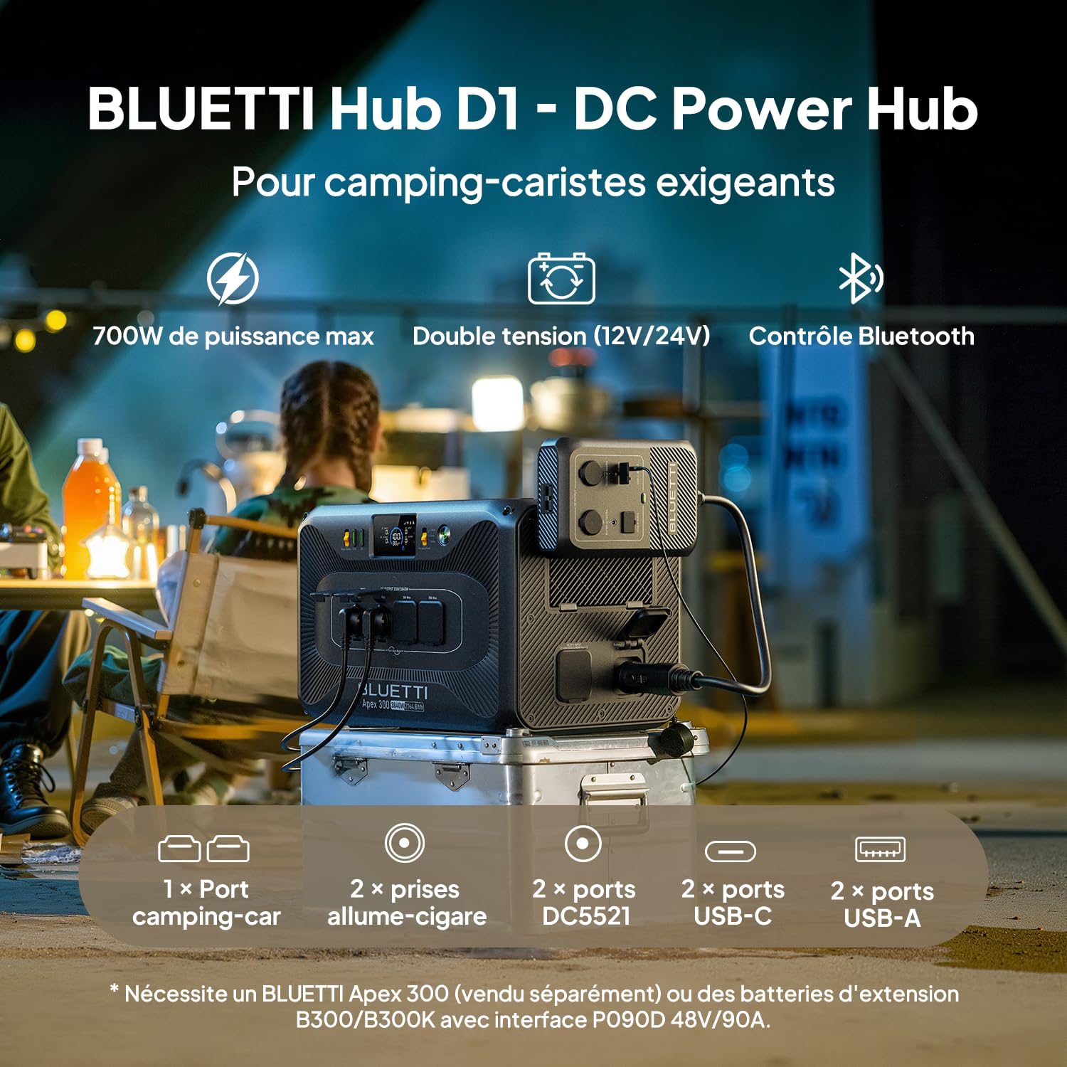 BLUETTI Apex 300 2764Wh & 3840W Générateur Électrique Portable 4 Prises CA