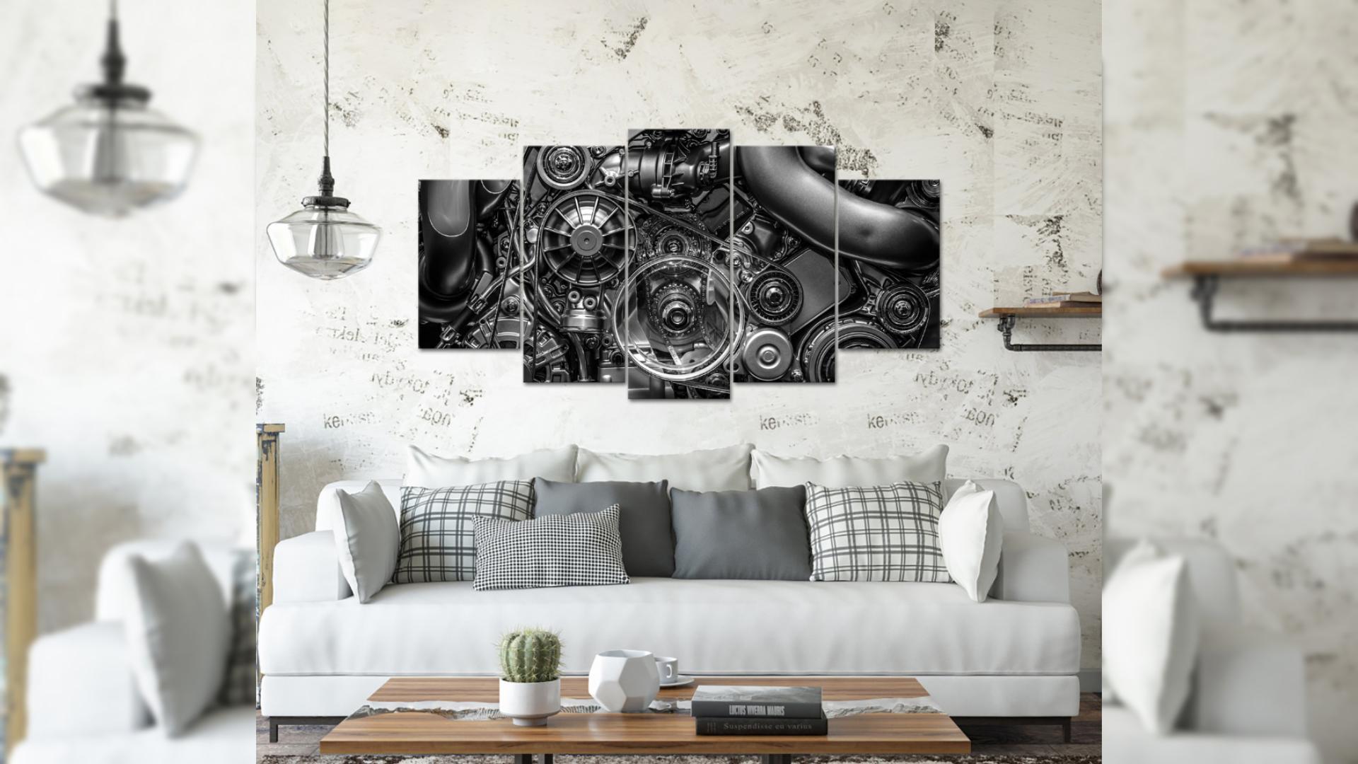 Amazon.com: VVOVV Wall Decor - 5 Piece Canvas Prints Engine