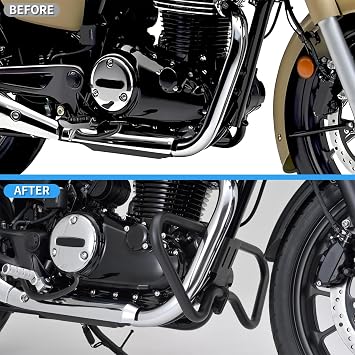for Honda GB350 GB350S 2021-2025 Engine Guard | GFARDMOTO NC59 NC64 Crash Bars | Black Steel Motorcycle Protection Bars & Sliders
