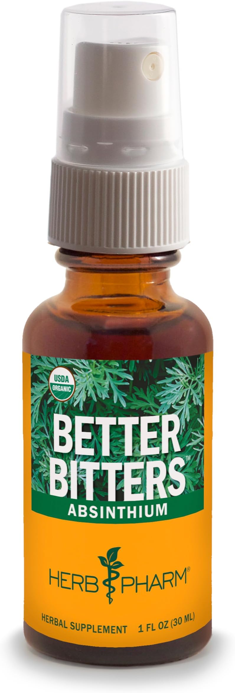 Better Bitters Certified Organic Digestive Bitters, Absinthium, 1 Ounce