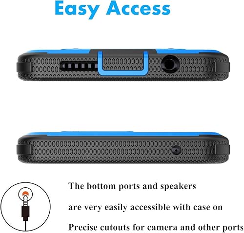 Miniatura 5 de Njjex Funda resistente para Samsung Galaxy A71 5G, funda para Galaxy A71 + protector de pantalla de vidrio templado 2 unidades, Nbeck a prueba de