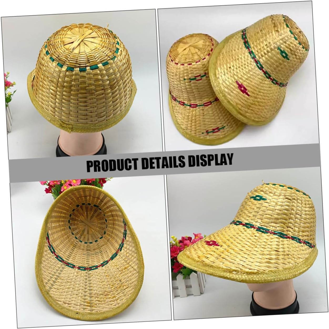 Unisex Performance Hat with Protection Handwoven for Outdoor Activities for Beach Park Fishing and