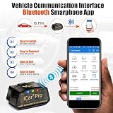 Vgate iCar Pro Bluetooth 4.0 OBDII skaner do Android i iOS bezprzewodowy czytnik kodów diagnostycznych OBD2