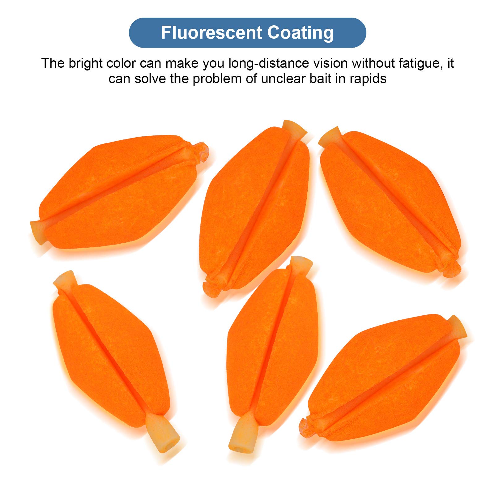 Fishing Bobbers – Flotteur De Pêche Haute Visibilité Pour Truite, Eau Douce Et Salée, 3 Tailles (25-35 Mm)