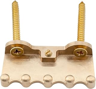 Musiclily Ultra Heavy Duty Full Brass Tremolo Claw for Strat/Floyd Rose Tremolo Bridge, Original Color
