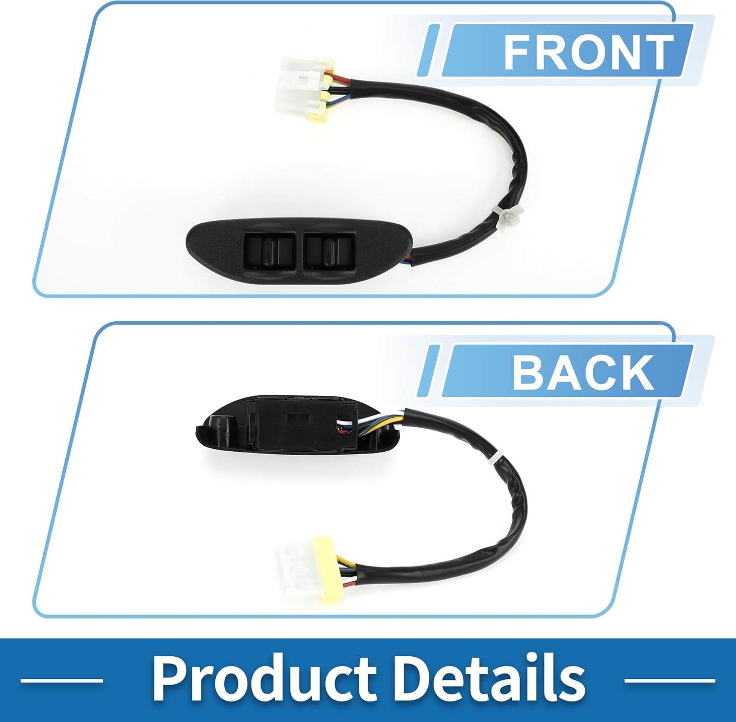 Power Seat Switch No.87066-CD001 Car Adjust Recline Recliner Switch for Nissan 350Z 3.5L V6 at CONVERTIBLE BASE 2004-2006