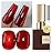 Double Rhythm 0.5 OZ Cat Eye Gel Polish with Magnet 15ML Holographic Glitter Shimmer Translucent Jelly Color Magnetic Nail Polish Salon DIY at Home (Blood Red-MC1046)