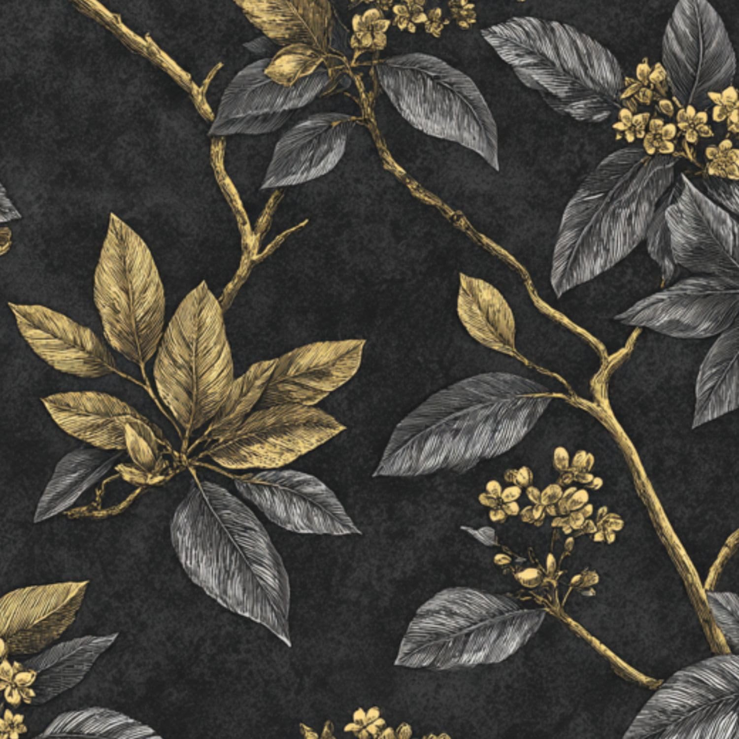 Deruinvaio Multi10 Self Adhesive Feature Removable Sophisticated Floral Peel And Stick Vinyl Wallpaper Roll, Sticky Lining Paper For Bedroom, Living Room, Kitchen Walls