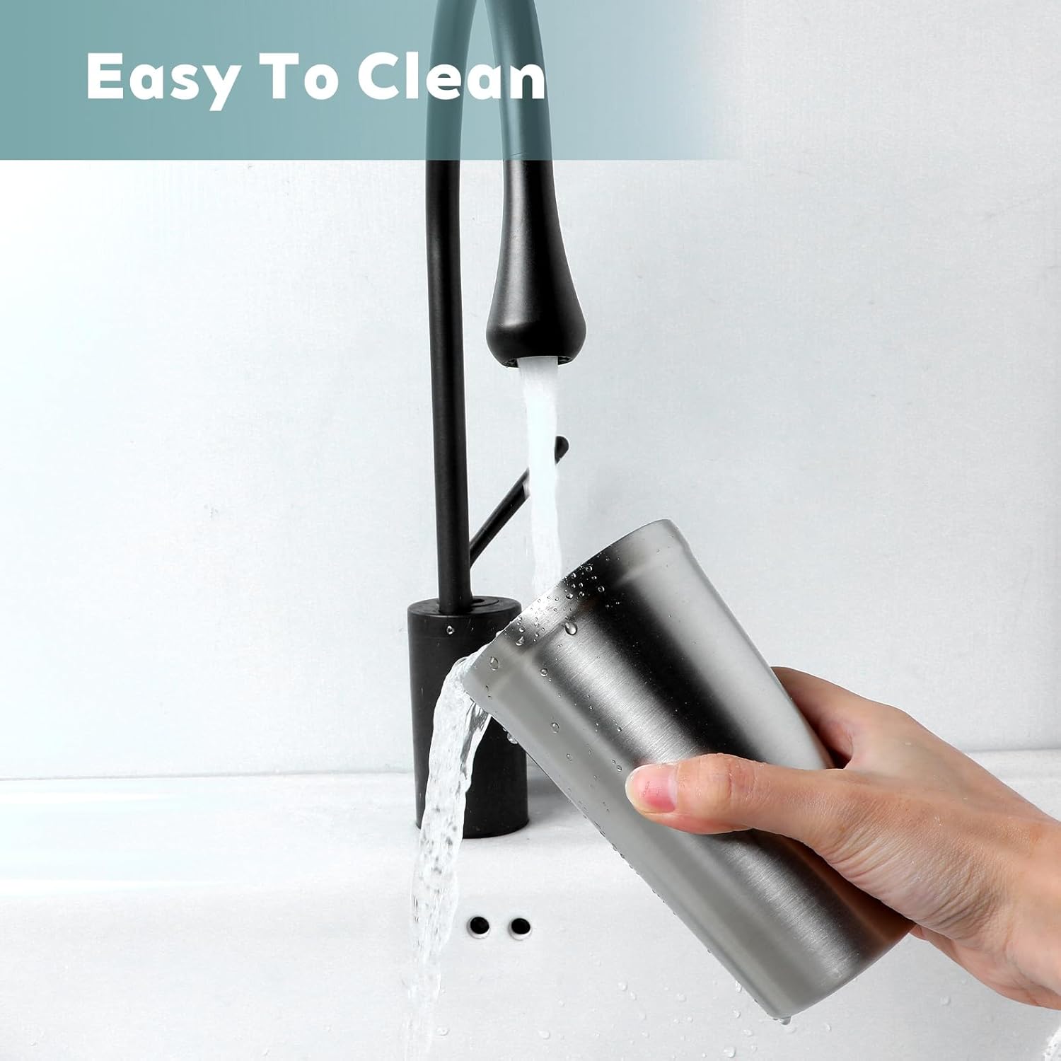 6pcs Stainless Steel Cups 16oz Insulated Cup Stackable Double Wall Water Glasses Unbreakable Water Tumbler Metal Cup Premium Drinking Glass for Bar Home Restaurant Party Travel Camping Outdoor - Image 3