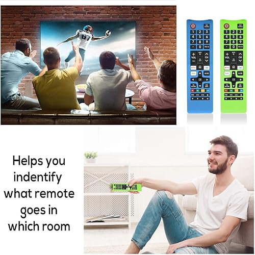 Miniatura 5 de Alquar - Funda de silicona para control remoto Samsung, a prueba de golpes, compatible con el control remoto Samsung Smart TV BN59-01301A