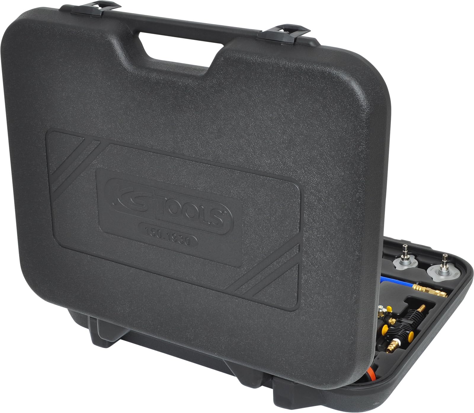 KS Tools 150.1930 - Kit de Diagnostic de Système de Refroidissement - Detecteur de Fuite d’Eau à Détection Rapide - Kit Idéal pour Tester l’Étanchéité du Système de Refroidissement et de Chauffage