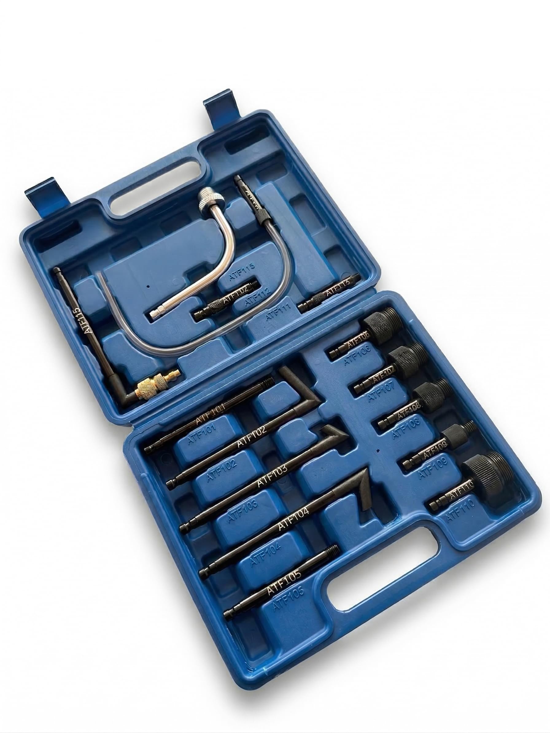 otgerlensker products Manueller Öleinfüller mit Werkzeuge Ölfüllgerät Einfüllgerät Getriebeölpumpe 7,5L 15 Adapter