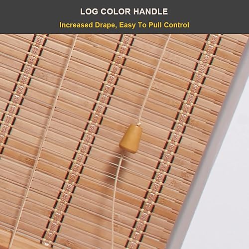 Miniatura 6 de Persianas de bambú, persianas para ventanas de interior, persianas de bambú para patio, persianas enrollables de bambú al aire libre, persianas