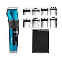 BaByliss Tagliacapelli Japanese Steel, batteria agli ioni di litio, autonomia 160min, Ricarica in 3h, Custodia inclusa, E990E