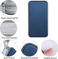 Vista 26 de Estuche para CD, capacidad para 80 unidades, para CD/DVD, cartera, de plástico duro, CD y DVD, carpetas de almacenamiento para automóvil, hogar