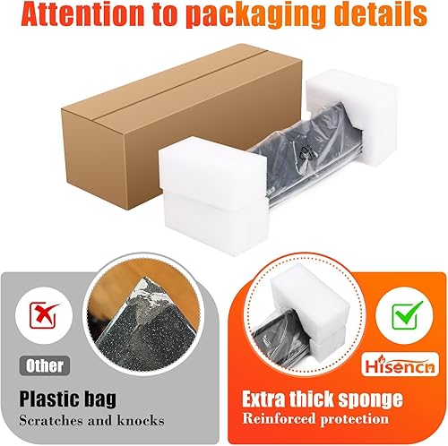 Miniatura 6 de Hisencn 7635 Barras aromatizantes de 15.3 pulgadas para Weber Spirit I y II 200 Series - E210, S210, E220, S220 con perillas de control frontal,