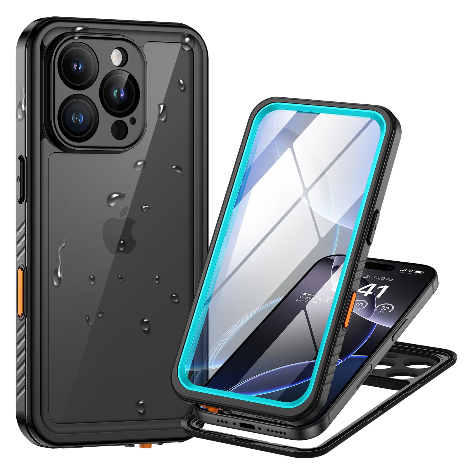 【値下コメ即B】 ★美品★iPhone16e ケース②個付き!!【説明欄必読】 Amazon.co.jp: Lanhiem iPhone 16 Pro 用 ケース 防水ケース IP68米軍