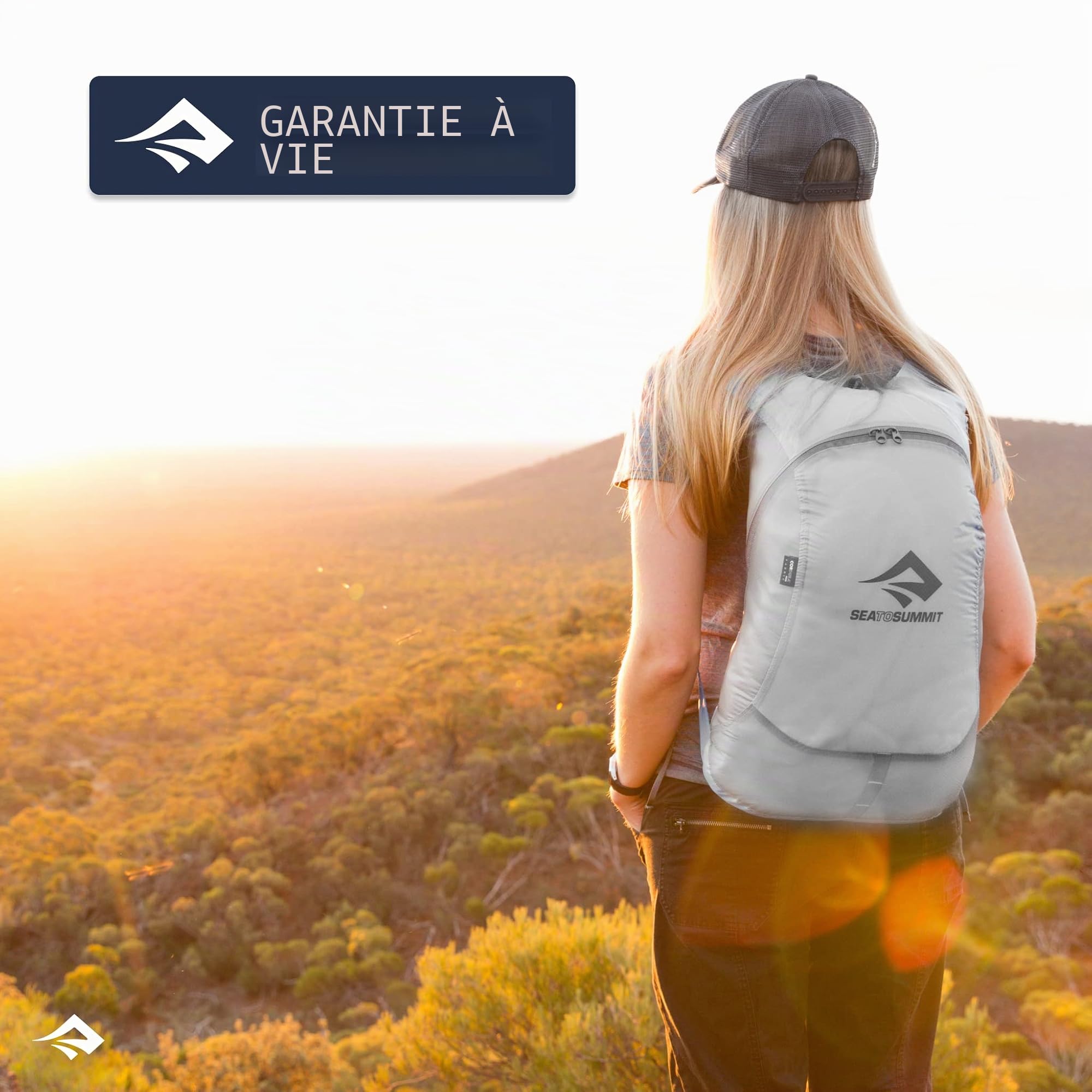 Sea to Summit Mochila Ultra-Sil, SPICY ORANGE, 20 Litros