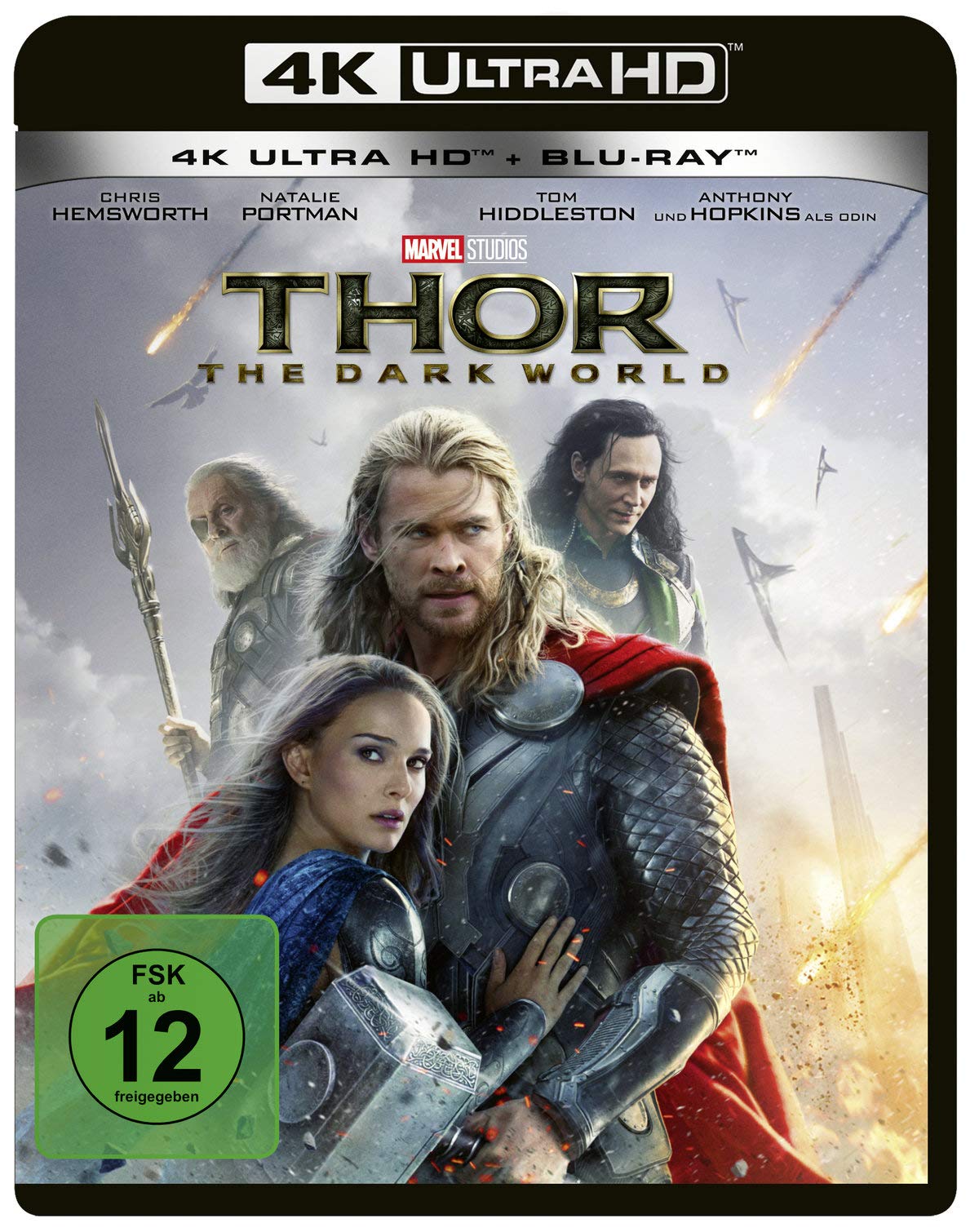 Thor El Mundo Oscuro 4K Ultra HD y Blu-ray Alemania para coleccionistas de cine de Marvel