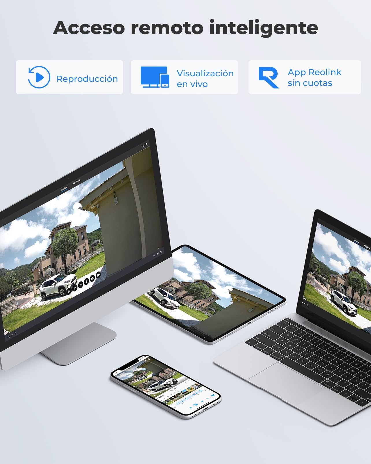 Reolink 4K Wi-Fi 6 PTZ Camara Vigilancia WiFi Exterior con Doble Lente, Zoom Híbrido 6X, Detección de Personas/Vehículos/Animales, Seguimiento Automático, Visión Nocturna en Color, TrackMix WiFi Gris