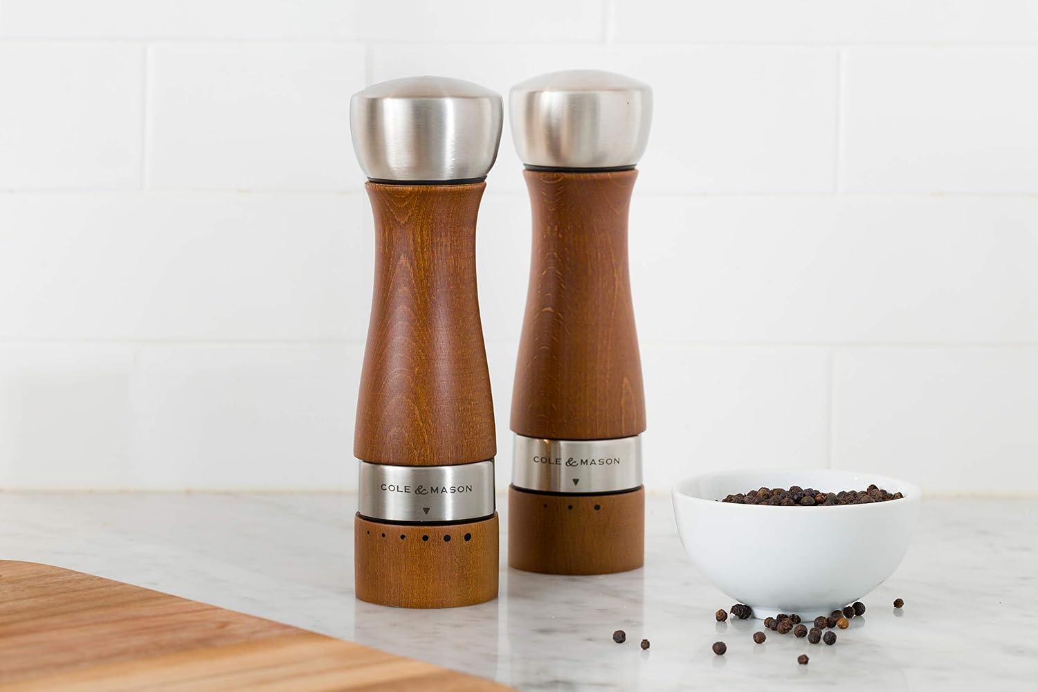 Hot Deals COLE & MASON Oldbury Wood Salt and Pepper Grinder Set - Wooden Mills Include Gift Box, Gourmet Precision Mechanisms and Premium Sea Salt & Peppercorns, Brown Black Friday - 70% OFF COLE & MASON Oldbury Wood Salt and Pepper Grinder Set - Wooden Mills Include Gift Box, Gourmet Precision Mechanisms and Premium Sea Salt & Peppercorns, Brown