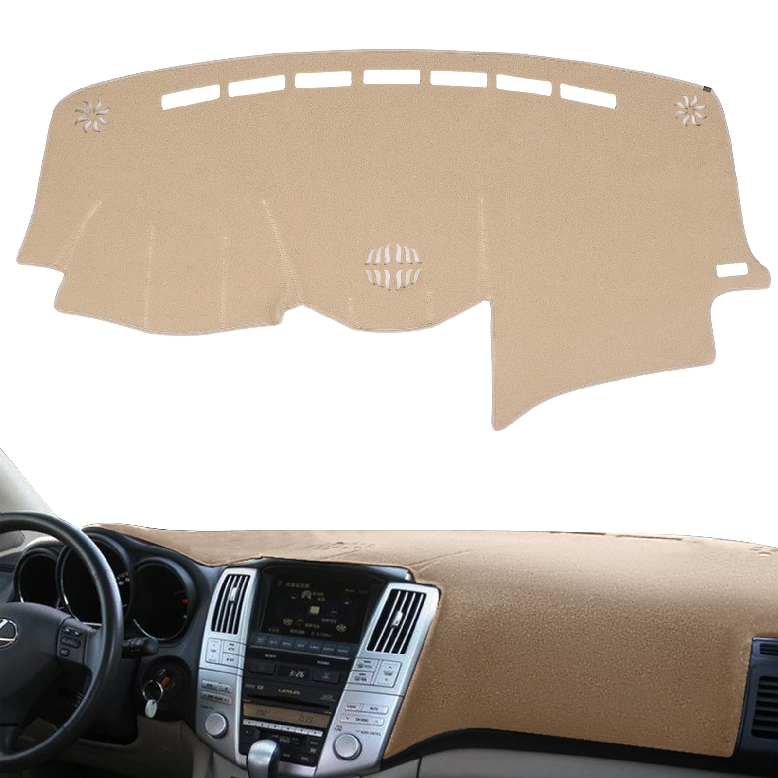 Photo 1 of DBOUNE Dash Cover Mat for Lexus RX (Beige)