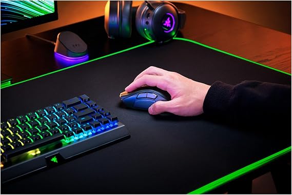 Razer Naga V2 Pro Mouse Right-Hand Rf Wireless + Bluetooth + USB, W128281627 (Rf Wireless + Bluetooth + USB Type-C Optical 30000 Dpi)
