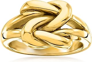 Ross-Simons 14kt Yellow Gold Double Love Knot Ring
